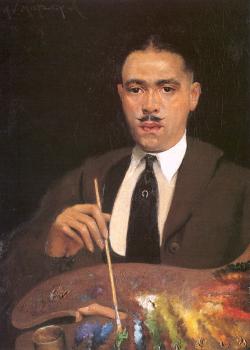 阿基保爾 約翰 莫特利 Self Portrait